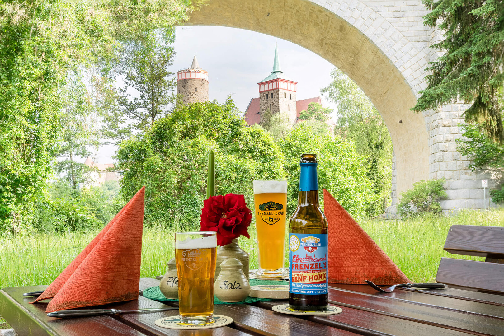 Spree-Pension Bautzen - Biergarten